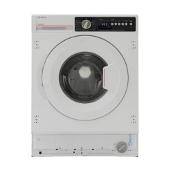 Lavatrice integrata Sharp ES-NIB814BWNA-IT 8 kg 1400 RPM classe A con tecnologia a vapore