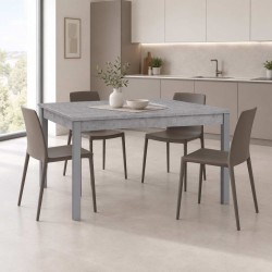 Tavolo allungabile FIRENZE 120x80 cemento