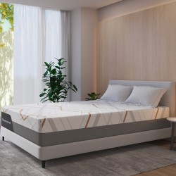 Materasso matrimoniale Corvo con memory foam molle insacchettate e tessuto rinfrescante...
