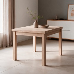 Tavolo raddoppiabile Firenze olmo 90x90