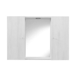 Mobile bagno bianco larice con specchio Ponza 2