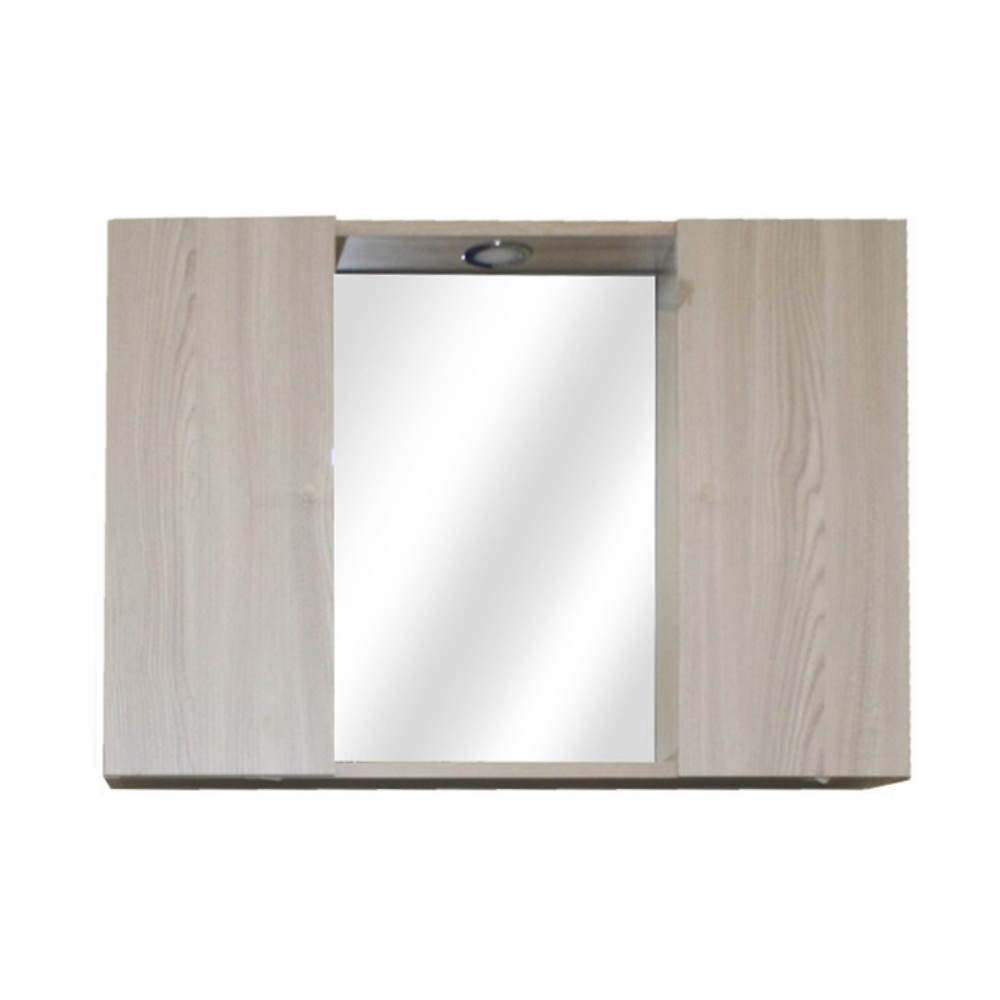 Mobile bagno sospeso Nuar120 rovere eternity doppio lavabo 4 cassetti  120x45x54h