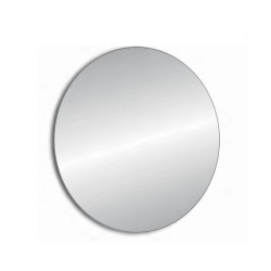 Specchio quadrato con cornice in metallo Fano