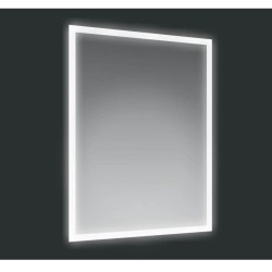 Specchio rettangolare ART5 60x80 cornice rovere - Mitepek